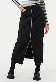 Spódnica maxi ONLY czarna Marcella 15338423  Regular Fit