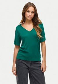 Sweter Vila zielony damski 