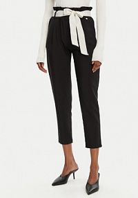 Spodnie eleganckie Rinascimento czarne damskie Materiałowe