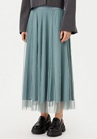 Spódnica ONLY zielona Midi 15214303  Regular Fit