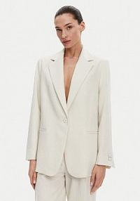 Żakiet Calvin Klein beżowy Marynarka