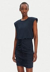 Sukienka koktajlowa ROTATE granatowa 