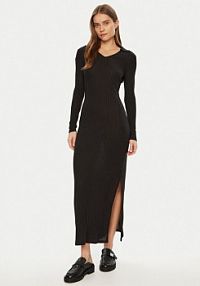 Sukienka dzianinowa Calvin Klein Jeans czarna 