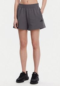 Szorty sportowe adidas szare Future Icons Small Logo JE3998  Loose Fit
