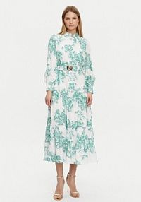 Sukienka wieczorowa Guess turkusowa 