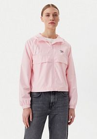 Kurtka przejściowa Tommy Jeans różowa damska Wiatrówka