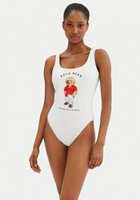 Strój kąpielowy Polo Ralph Lauren biały 
