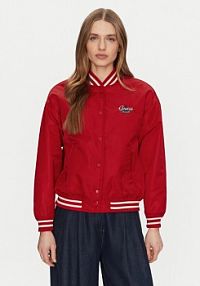 Bomberka Guess Jeans czerwona Kurtka bomber