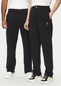 Spodnie eleganckie Filling Pieces czarne damskie Materiałowe