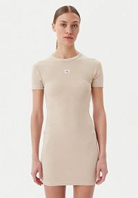 Sukienka codzienna Calvin Klein Jeans beżowa 