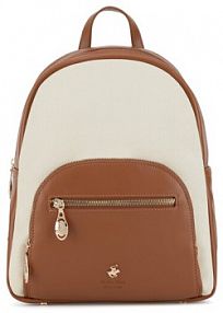 Plecak Beverly Hills Polo Club brązowy damski 