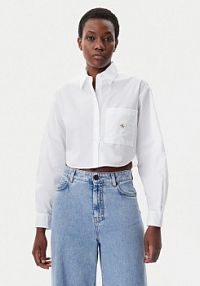 Koszula Calvin Klein Jeans biała damska 