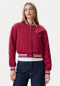 Bomberka Tommy Jeans różowa Kurtka bomber