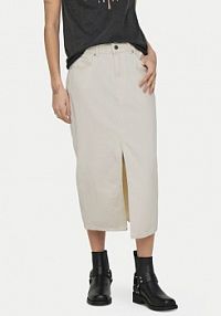 Spódnica jeansowa ONLY beżowa Bianca 15319268  Regular Fit