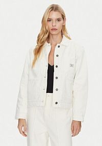 Kurtka jeansowe Guess Jeans biała damska Jeansowa