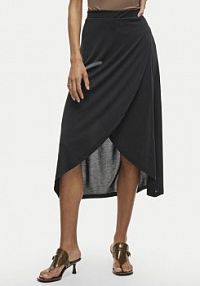 Spódnica maxi Vila czarna Midi