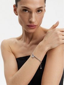 Bransoletka Guess srebrna 