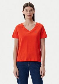 T-shirt Gant pomarańczowy damski 