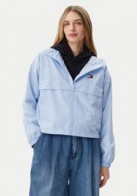 Kurtka przejściowa Tommy Jeans niebieska damska Wiatrówka