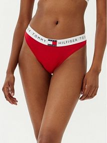 Stringi Tommy Hilfiger czerwone UW0UW06039