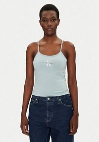 Top Calvin Klein Jeans niebieski damski 