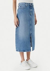 Spódnica jeansowa Tommy Hilfiger niebieska 