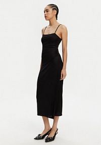 Sukienka letnia Armani Exchange czarna XW000363 AF12979 UC001  Slim Fit