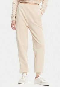 Spodnie dresowe Calvin Klein Jeans beżowe damskie 