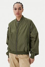 Bomberka Save The Duck zielona Kurtka bomber D32105W TWIL20  Oversize