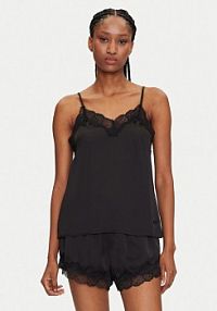 Piżama Guess czarna damska 