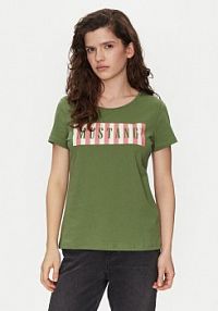 T-shirt Mustang zielony damski 