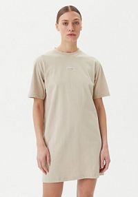 Sukienka codzienna Calvin Klein Jeans beżowa 