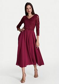 Sukienka koktajlowa Swing czerwona 