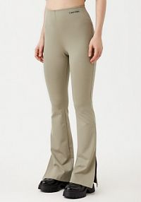 Legginsy Calvin Klein Jeans zielone damskie 