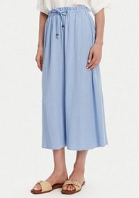 Spódnica maxi ONLY niebieska Midi