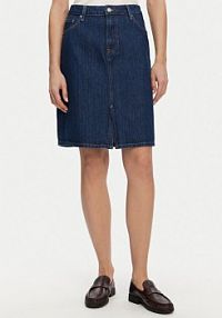 Spódnica jeansowa Tommy Hilfiger granatowa 