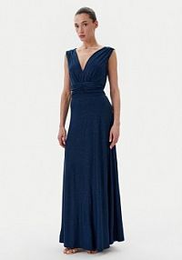 Sukienka wieczorowa Rinascimento granatowa 