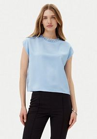 Bluzka Imperial niebieska damska 