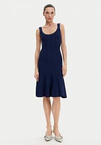 Sukienka dzianinowa Silvian Heach granatowa 