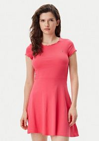 Sukienka letnia Tommy Jeans różowa 