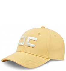 Czapka z daszkiem Elisabetta Franchi żółta damska 