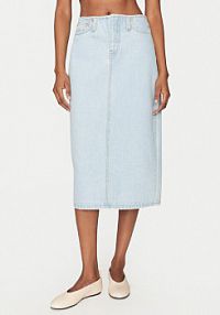 Spódnica jeansowa 2NDDAY niebieska 