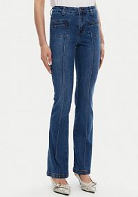 Jeansy Silvian Heach granatowe damskie 