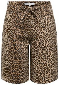 Szorty jeansowe ONLY brązowe Naomi 15351037  Regular Fit