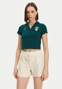 Koszulka polo Puma zielona damska Harry Potter 630097  Regular Fit