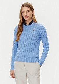 Sweter U.S. Polo Assn. niebieski damski 