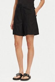 Szorty Calvin Klein Jeans czarne damskie Bermudy