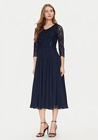 Sukienka koktajlowa Swing granatowa 