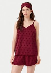 Piżama Tommy Hilfiger czerwona damska 