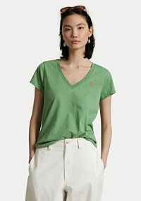 T-shirt Polo Ralph Lauren zielony damski 